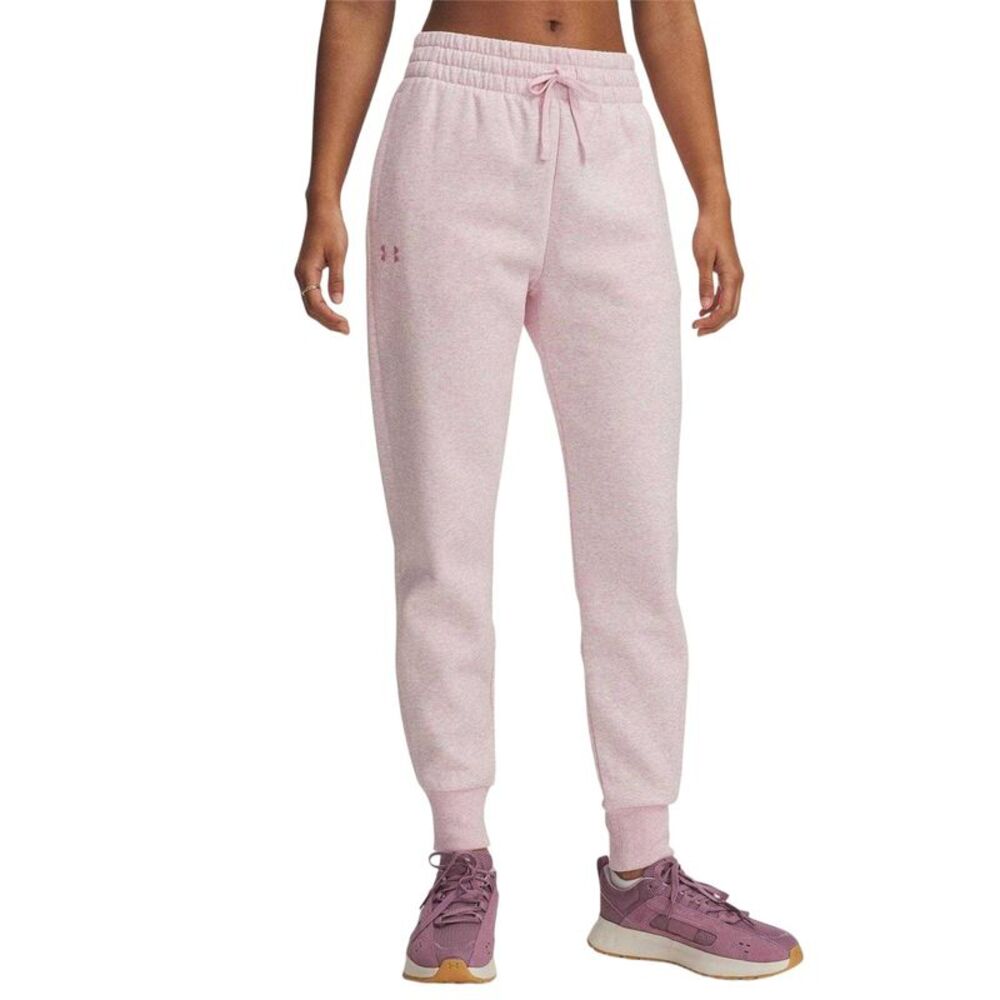 Under Armour Womens/Ladies Rival Fleece Joggers / Pink
